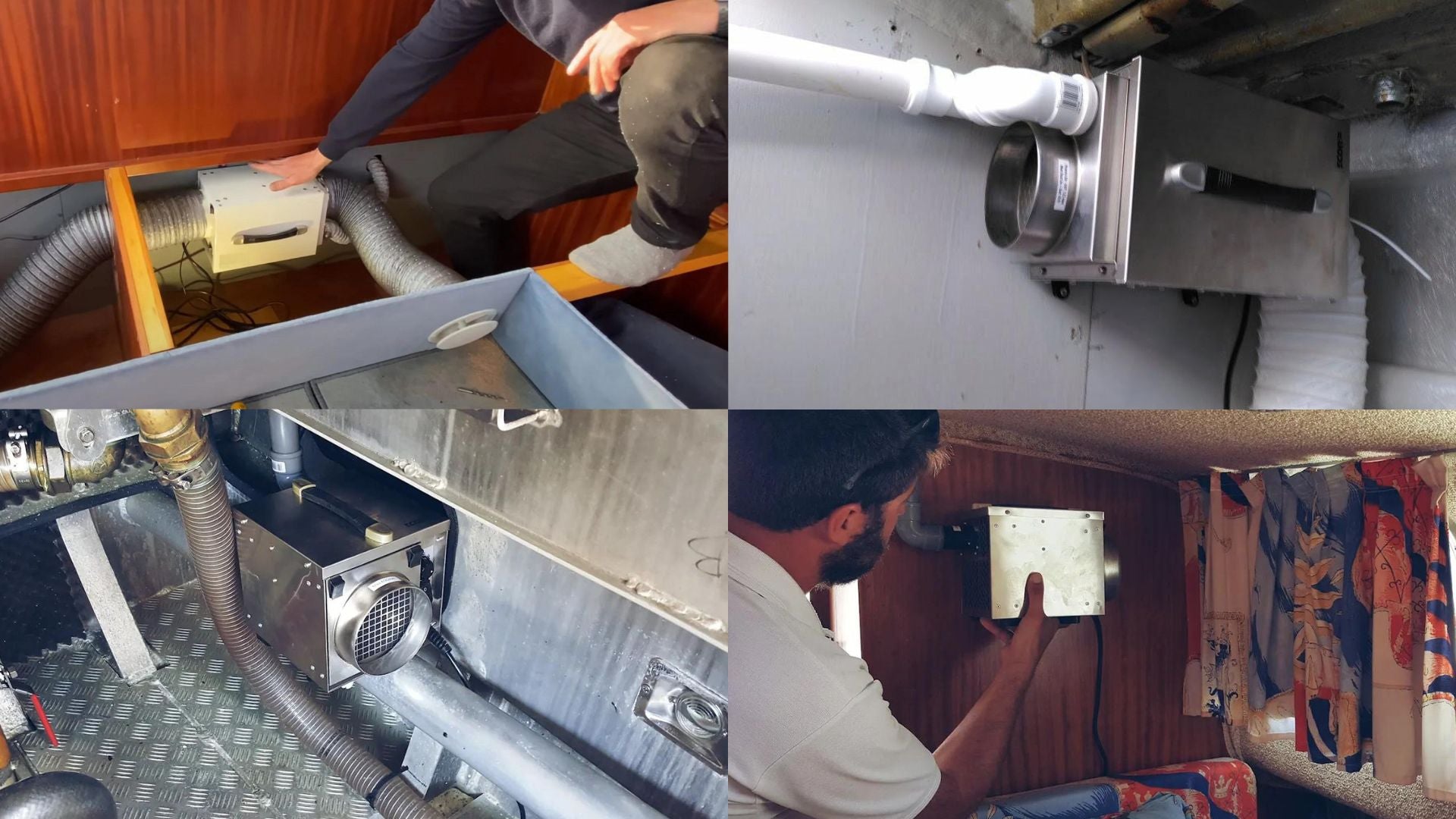Ionmax Ecorpro DryFan Dehumidifiers Installation Examples