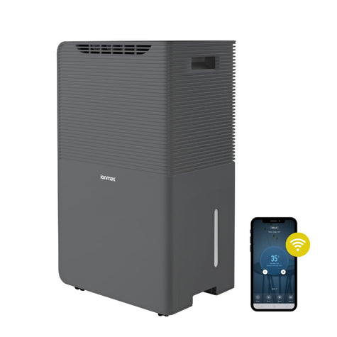 Ionmax Rhine Pro 50L Smart Compressor Dehumidifier with mobile app