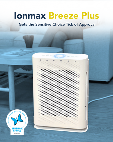 Ionmax Breeze Plus Air Purifier receives Sensitive Choice Approval