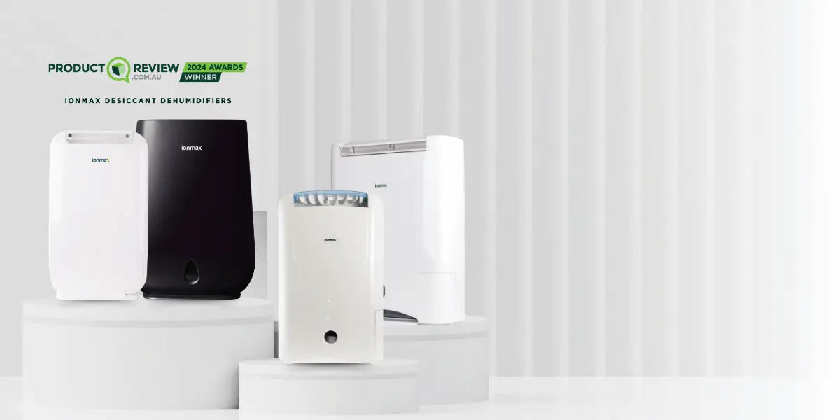 Ionmax’s Desiccant Dehumidifier Range Wins Coveted 2024 ProductReview.com.au Award