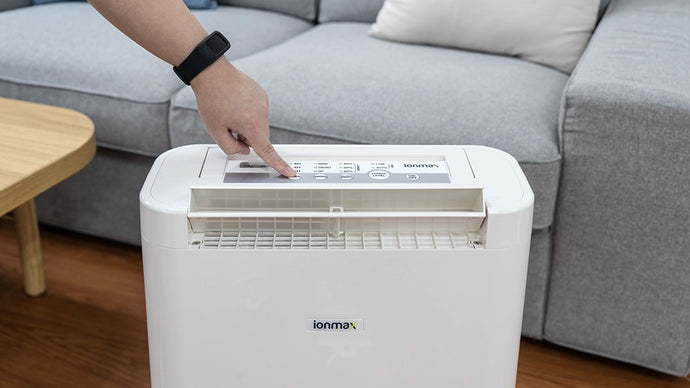 Ionmax ION632 10L desiccant dehumidifier control panel