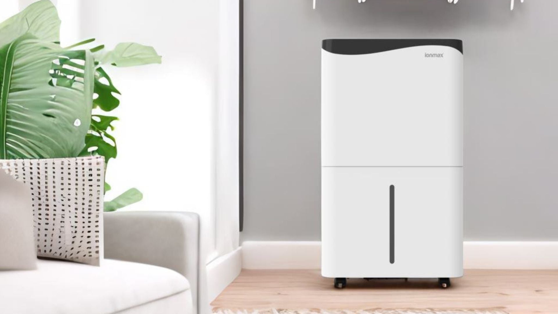 Load video: The Ionmax Rhine dehumidifier for living rooms