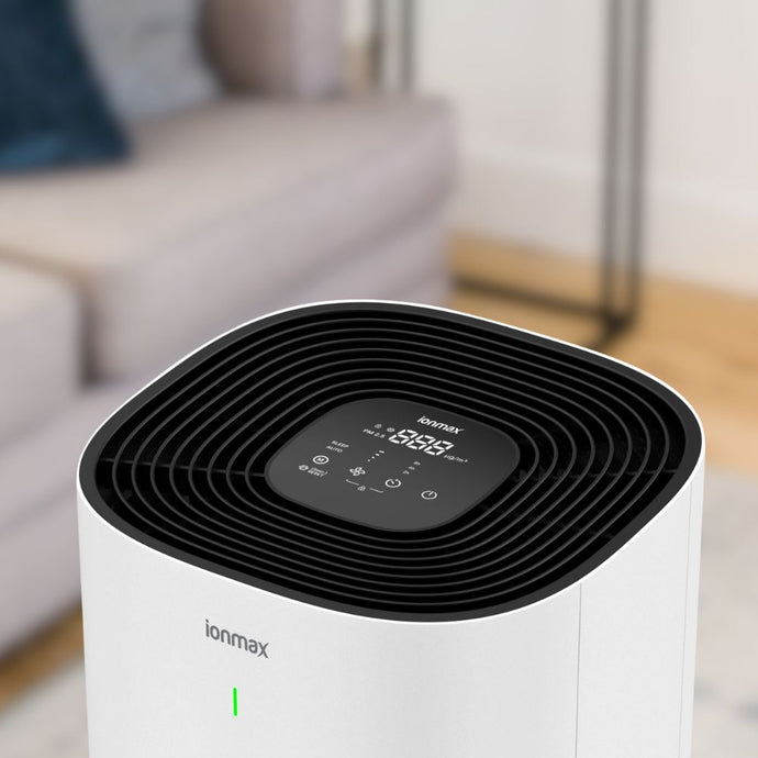 Ionmax Lavish Plus Smart Antibacterial HEPA Air Purifier control panel