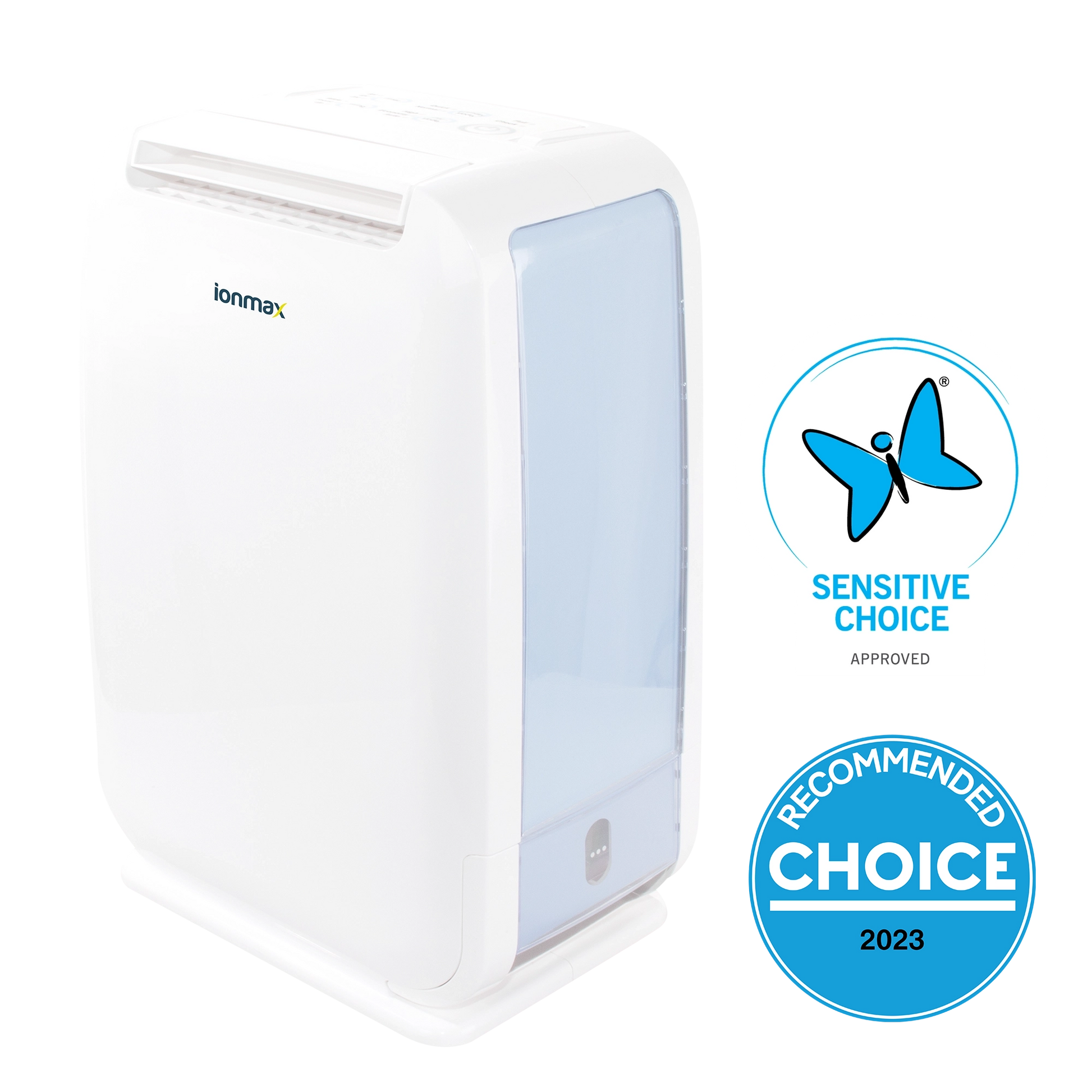 Ionmax ION610 6L/day desiccant dehumidifier - Sensitive Choice approved & Choice recommended