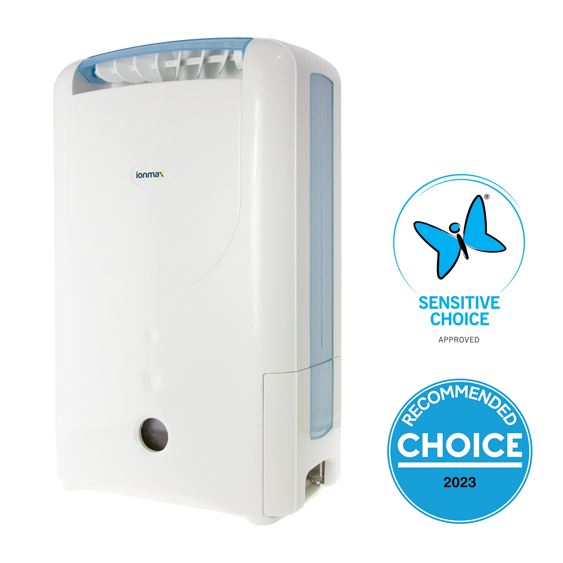Ionmax ION612 7L/day desiccant dehumidifier - Sensitive Choice approved & Choice recommended
