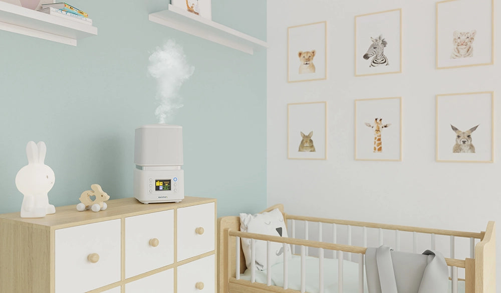Ionmax ION90 Humidifier in a baby or kid's bedroom