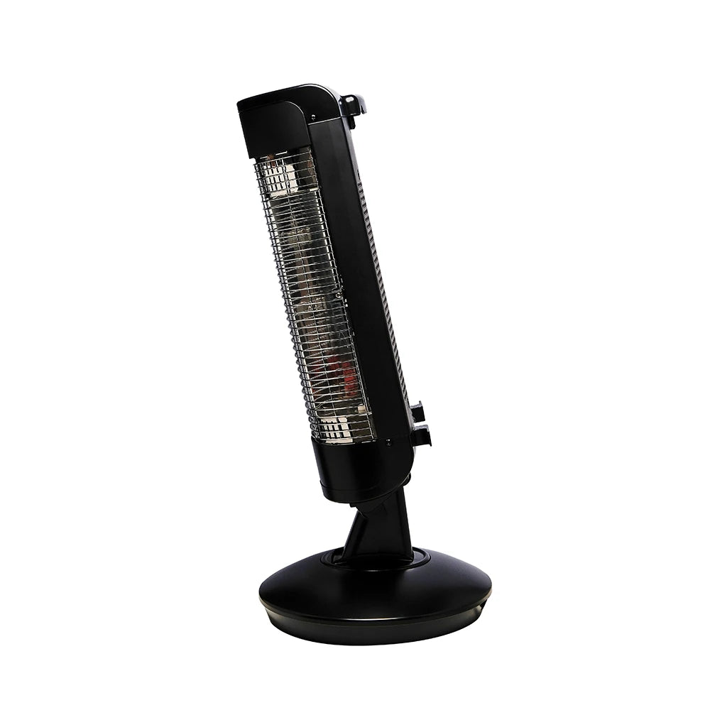 The Ionmax Ray far infrared heater can be manually tilted up to 10° downwards for more targeted heating.