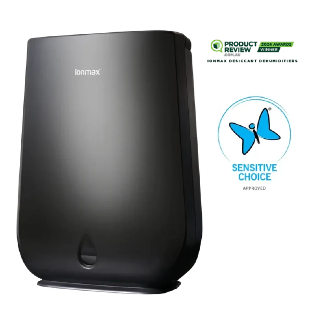 Ionmax Vienne 10L/day desiccant dehumidifier - Sensitive Choice approved & Choice recommended & ProductReview Award Winner 2024