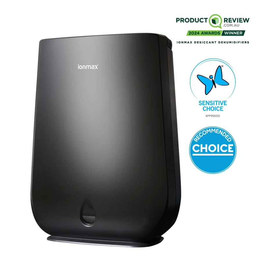 Ionmax Vienne 10L/day desiccant dehumidifier - CHOICE recommended, Sensitive Choice approved & Choice recommended & ProductReview Award Winner 2024