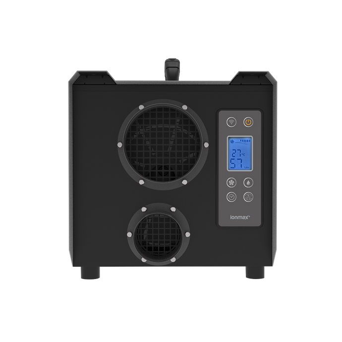 Ionmax+ ED18 industrial desiccant dehumidifier and air purifier control panel